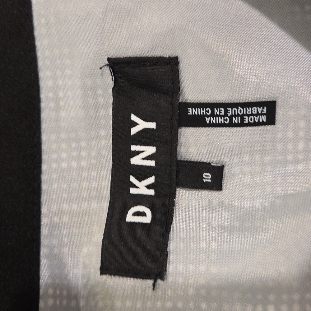 DKNY Asymmetrical Skirt in Black, Pink, and White Size 10, New With Tags! - Picture 3 of 14